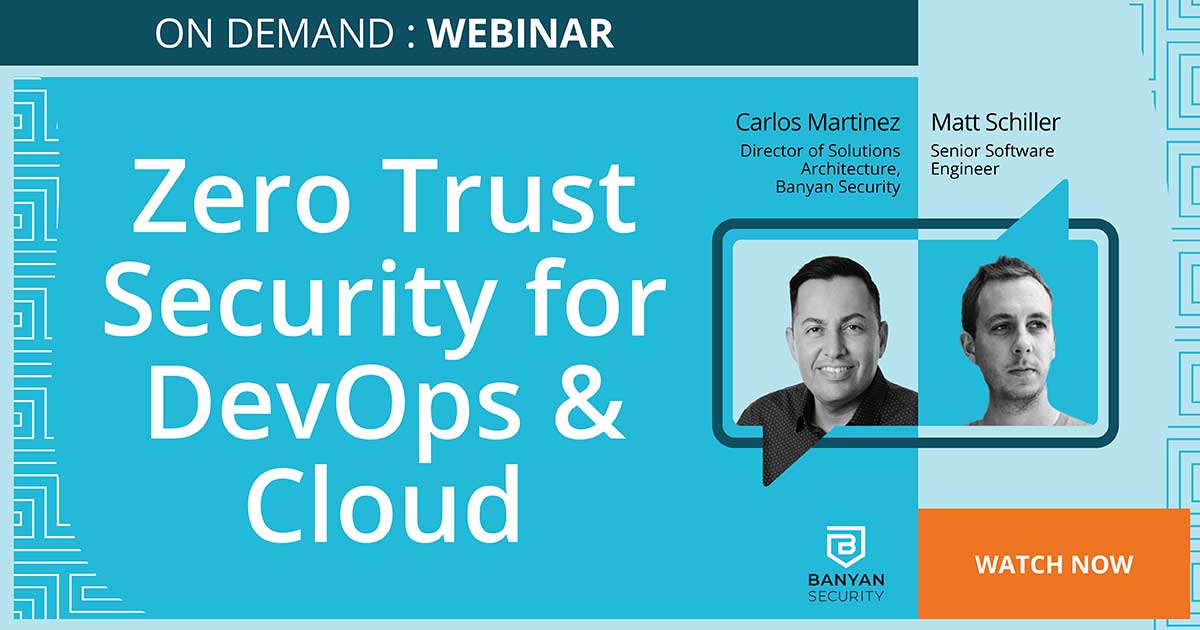 Zero Trust Security For DevOps And Cloud